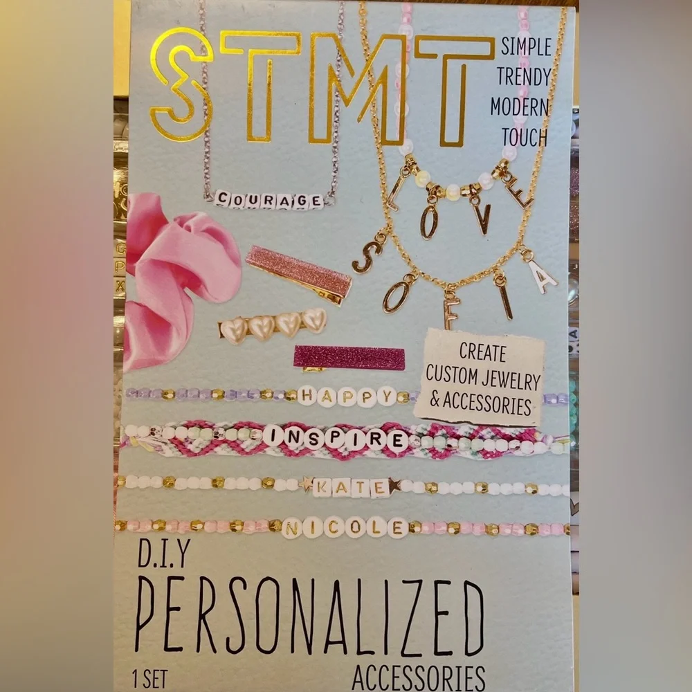 STMT DIY Personalized Accessories Set NIB